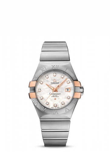 Omega Constellation Co-Axial 31 Stainless Steel / Red Gold Claws / MOP 123.20.31.20.55.003