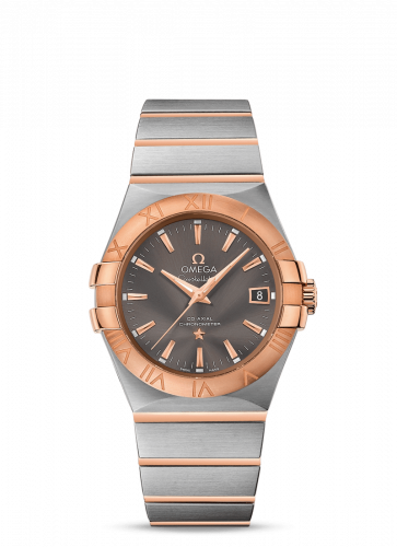 Omega Constellation Co-Axial 35 Stainless Steel / Red Gold / Grey 123.20.35.20.06.002 Omega Constellation Co-Axial 35 Stainless Steel / Red Gold / Grey 123.20.35.20.06.002
