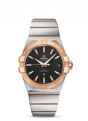 Omega Constellation Co-Axial 38 Stainless Steel / Red Gold / Black 123.20.38.21.01.001 Omega Constellation Co-Axial 38 Stainless Steel / Red Gold / Black 123.20.38.21.01.001