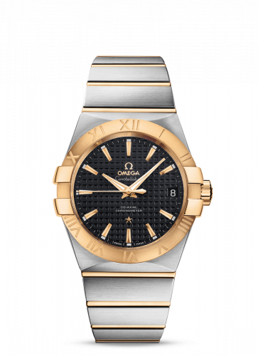 Omega Constellation Co-Axial 38 Stainless Steel / Yellow Gold / Lozenge Black 123.20.38.21.01.002 Omega Constellation Co-Axial 38 Stainless Steel / Yellow Gold / Lozenge Black 123.20.38.21.01.002
