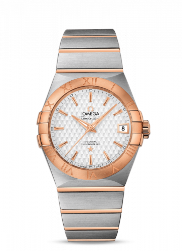 Omega Constellation Co-Axial 38 Stainless Steel / Red Gold / Silver Lozenge 123.20.38.21.02.008 Omega Constellation Co-Axial 38 Stainless Steel / Red Gold / Silver Lozenge 123.20.38.21.02.008