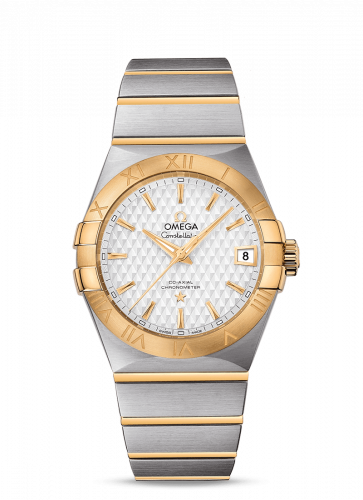 Omega Constellation Co-Axial 38 Stainless Steel / Yellow Gold / Silver Lozenge 123.20.38.21.02.009 Omega Constellation Co-Axial 38 Stainless Steel / Yellow Gold / Silver Lozenge 123.20.38.21.02.009