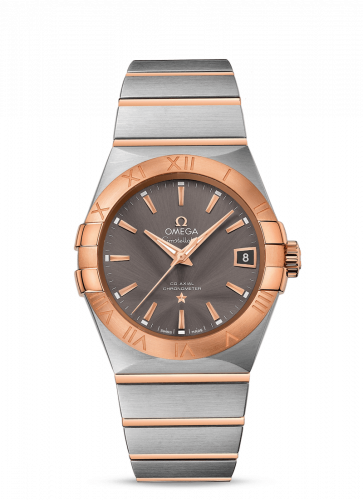 Omega Constellation Co-Axial 38 Stainless Steel / Red Gold / Grey 123.20.38.21.06.002 Omega Constellation Co-Axial 38 Stainless Steel / Red Gold / Grey 123.20.38.21.06.002