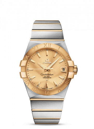 Omega Constellation Co-Axial 38 Stainless Steel / Yellow Gold / Champagne 123.20.38.21.08.001 Omega Constellation Co-Axial 38 Stainless Steel / Yellow Gold / Champagne 123.20.38.21.08.001