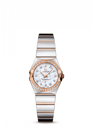 Omega Constellation Quartz 24 Polished Stainless Steel / Red Gold / Diamond / MOP 123.25.24.60.55.005 Omega Constellation Quartz 24 Polished Stainless Steel / Red Gold / Diamond / MOP 123.25.24.60.55.005