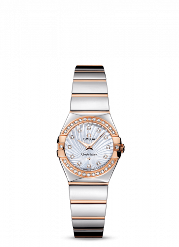 Omega Constellation Quartz 24 Polished Stainless Steel / Red Gold / Diamond / MOP Supernova 123.25.24.60.55.006 Omega Constellation Quartz 24 Polished Stainless Steel / Red Gold / Diamond / MOP Supernova 123.25.24.60.55.006