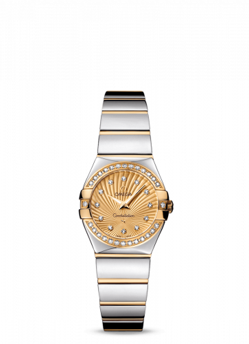 Omega Constellation Quartz 24 Polished Stainless Steel / Yellow Gold / Diamond / Champagne Supernova 123.25.24.60.58.002 Omega Constellation Quartz 24 Polished Stainless Steel / Yellow Gold / Diamond / Champagne Supernova 123.25.24.60.58.002