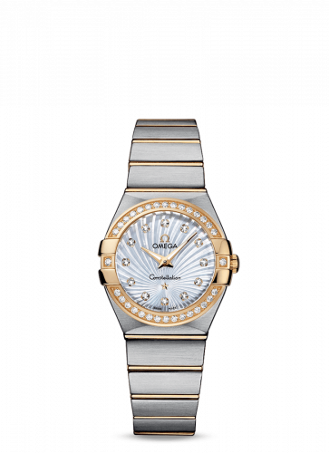 Omega Constellation Quartz 27 Brushed Stainless Steel / Yellow Gold / Diamond / MOP Supernova 123.25.27.60.55.004 Omega Constellation Quartz 27 Brushed Stainless Steel / Yellow Gold / Diamond / MOP Supernova 123.25.27.60.55.004