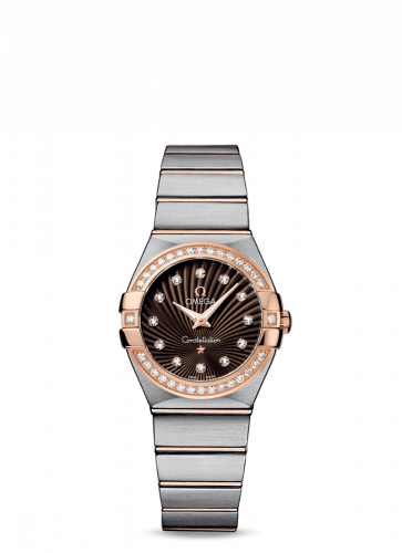 Omega Constellation Quartz 27 Brushed Stainless Steel / Red Gold / Diamond / Brown Supernova 123.25.27.60.63.001 Omega Constellation Quartz 27 Brushed Stainless Steel / Red Gold / Diamond / Brown Supernova 123.25.27.60.63.001
