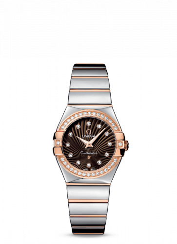 Omega Constellation Quartz 27 Polished Stainless Steel / Red Gold / Diamond / Brown Supernova 123.25.27.60.63.002 Omega Constellation Quartz 27 Polished Stainless Steel / Red Gold / Diamond / Brown Supernova 123.25.27.60.63.002