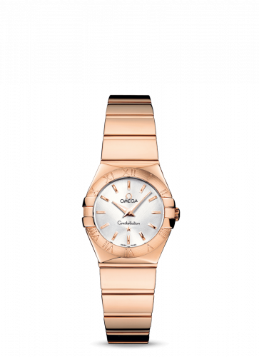 Omega Constellation Quartz 24 Polished Red Gold / Silver 123.50.24.60.02.003 Omega Constellation Quartz 24 Polished Red Gold / Silver 123.50.24.60.02.003