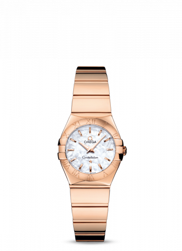Omega Constellation Quartz 24 Polished Red Gold / MOP 123.50.24.60.05.003