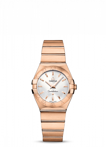 Omega Constellation Quartz 27 Brushed Red Gold / Silver 123.50.27.60.02.001 Omega Constellation Quartz 27 Brushed Red Gold / Silver 123.50.27.60.02.001