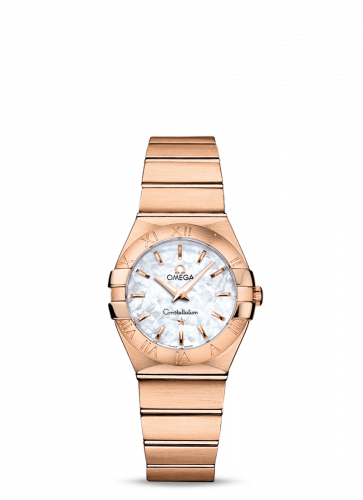 Omega Constellation Quartz 27 Brushed Red Gold / MOP 123.50.27.60.05.001 Omega Constellation Quartz 27 Brushed Red Gold / MOP 123.50.27.60.05.001
