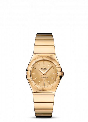 Omega Constellation Quartz 27 Polished Yellow Gold / Champagne 123.50.27.60.08.002 Omega Constellation Quartz 27 Polished Yellow Gold / Champagne 123.50.27.60.08.002
