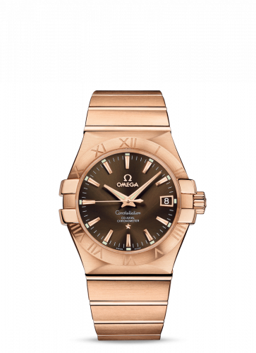 Omega Constellation Co-Axial 35 Red Gold / Brown 123.50.35.20.13.001 Omega Constellation Co-Axial 35 Red Gold / Brown 123.50.35.20.13.001