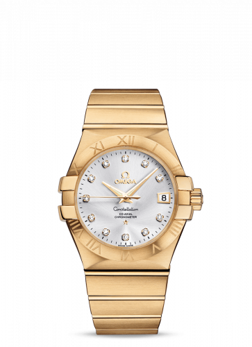 Omega Constellation Co-Axial 35 Yellow Gold / Silver 123.50.35.20.52.002 Omega Constellation Co-Axial 35 Yellow Gold / Silver 123.50.35.20.52.002