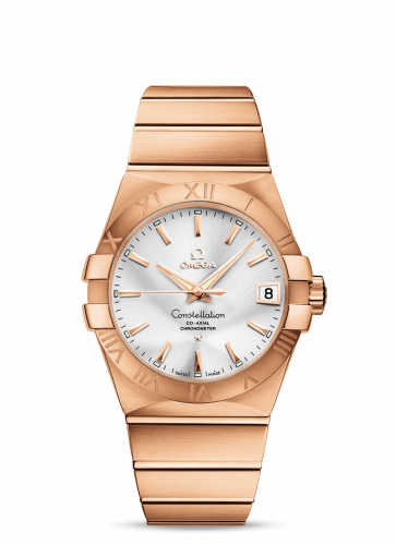 Omega Constellation Co-Axial 38 Red Gold / Silver 123.50.38.21.02.001 Omega Constellation Co-Axial 38 Red Gold / Silver 123.50.38.21.02.001