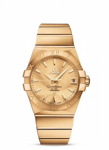 Omega Constellation Co-Axial 38 Yellow Gold / Champagne 123.50.38.21.08.001 Omega Constellation Co-Axial 38 Yellow Gold / Champagne 123.50.38.21.08.001