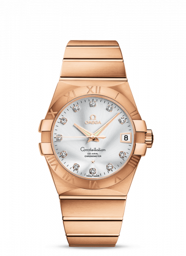 Omega Constellation Co-Axial 38 Red Gold / Silver 123.50.38.21.52.001 Omega Constellation Co-Axial 38 Red Gold / Silver 123.50.38.21.52.001