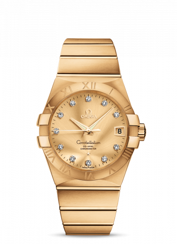 Omega Constellation Co-Axial 38 Yellow Gold / Champagne 123.50.38.21.58.001 Omega Constellation Co-Axial 38 Yellow Gold / Champagne 123.50.38.21.58.001