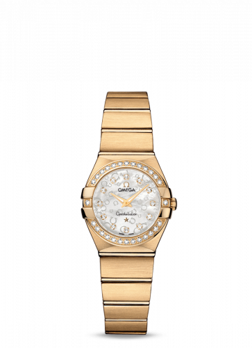 Omega Constellation Quartz 24 Brushed Yellow Gold / MOP Omega 123.55.24.60.55.016 Omega Constellation Quartz 24 Brushed Yellow Gold / MOP Omega 123.55.24.60.55.016