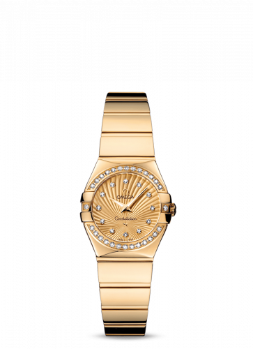 Omega Constellation Quartz 24 Polished Yellow Gold / Diamond / Champagne Supernova 123.55.24.60.58.002 Omega Constellation Quartz 24 Polished Yellow Gold / Diamond / Champagne Supernova 123.55.24.60.58.002