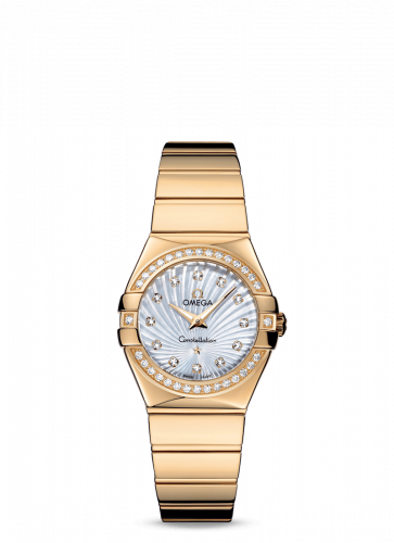 Omega Constellation Quartz 27 Polished Yellow Gold / Diamond / MOP Supernova 123.55.27.60.55.007 Omega Constellation Quartz 27 Polished Yellow Gold / Diamond / MOP Supernova 123.55.27.60.55.007