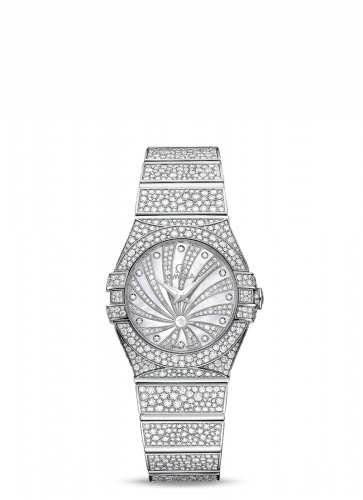 Omega Constellation Quartz 27 Polished White Gold / Snow / Diamond Supernova 123.55.27.60.55.010 Omega Constellation Quartz 27 Polished White Gold / Snow / Diamond Supernova 123.55.27.60.55.010