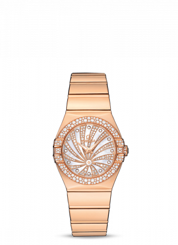Omega Constellation Quartz 27 Polished Red Gold / Snow / Diamond Supernova 123.55.27.60.55.013 Omega Constellation Quartz 27 Polished Red Gold / Snow / Diamond Supernova 123.55.27.60.55.013