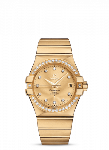 Omega Constellation Co-Axial 35 Yellow Gold / Diamond / Champagne 123.55.35.20.58.001 Omega Constellation Co-Axial 35 Yellow Gold / Diamond / Champagne 123.55.35.20.58.001