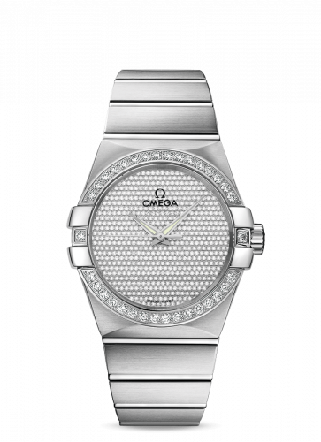 Omega Constellation Co-Axial 38 White Gold / Diamond / Diamond 123.55.38.20.99.001 Omega Constellation Co-Axial 38 White Gold / Diamond / Diamond 123.55.38.20.99.001