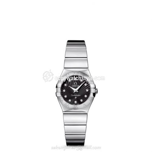 Omega Constellation Quartz 24 Polished Stainless Steel / Black Supernova 123.10.24.60.51.002 Omega Constellation Quartz 24 Polished Stainless Steel / Black Supernova 123.10.24.60.51.002