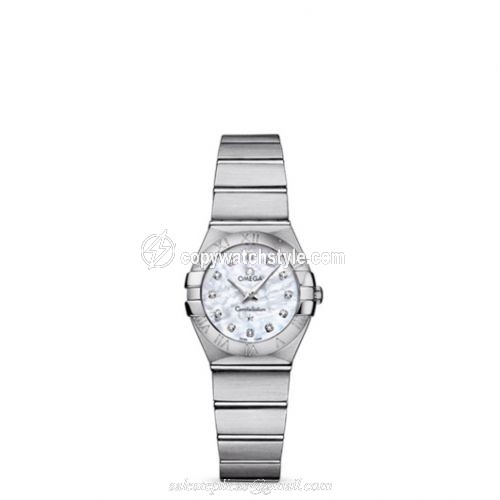 Omega Constellation Quartz 24 Brushed Stainless Steel / MOP 123.10.24.60.55.001 Omega Constellation Quartz 24 Brushed Stainless Steel / MOP 123.10.24.60.55.001