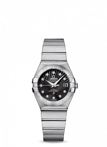 Omega Constellation Co-Axial 27 Brushed Stainless Steel / Black Supernova 123.10.27.20.51.001 Omega Constellation Co-Axial 27 Brushed Stainless Steel / Black Supernova 123.10.27.20.51.001