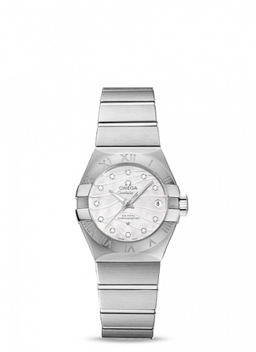 Omega Constellation Co-Axial 27 Brushed Stainless Steel / Wavy MOP 123.10.27.20.55.002 Omega Constellation Co-Axial 27 Brushed Stainless Steel / Wavy MOP 123.10.27.20.55.002