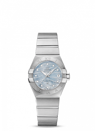 Omega Constellation Co-Axial 27 Brushed Stainless Steel / Blue MOP 123.10.27.20.57.001 Omega Constellation Co-Axial 27 Brushed Stainless Steel / Blue MOP 123.10.27.20.57.001