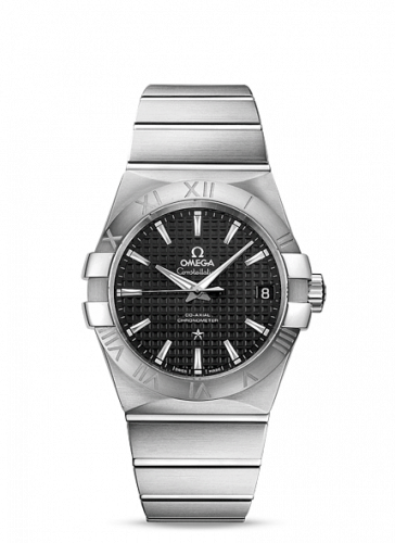 Omega Constellation Co-Axial 38 Stainless Steel / Black 123.10.38.21.01.002 Omega Constellation Co-Axial 38 Stainless Steel / Black 123.10.38.21.01.002