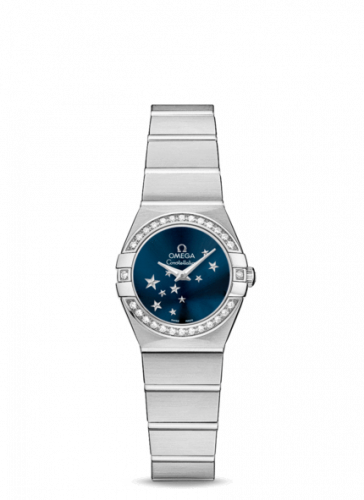 Omega Constellation Quartz 24 Brushed Stainless Steel / Diamond / Orbis 123.15.24.60.03.001 Omega Constellation Quartz 24 Brushed Stainless Steel / Diamond / Orbis 123.15.24.60.03.001