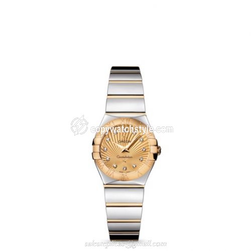 Omega Constellation Quartz 24 Polished Stainless Steel / Yellow Gold / Champagne Supernova 123.20.24.60.58.002 Omega Constellation Quartz 24 Polished Stainless Steel / Yellow Gold / Champagne Supernova 123.20.24.60.58.002