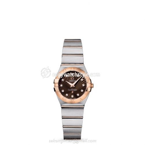 Omega Constellation Quartz 24 Brushed Stainless Steel / Red Gold / Brown Supernova 123.20.24.60.63.001 Omega Constellation Quartz 24 Brushed Stainless Steel / Red Gold / Brown Supernova 123.20.24.60.63.001