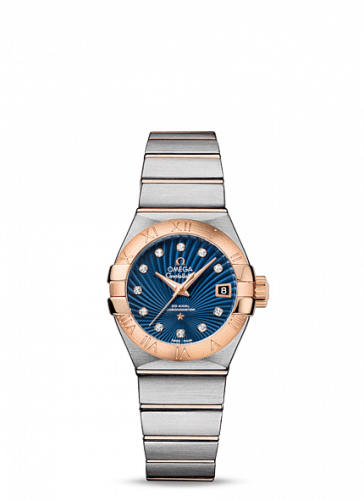 Omega Constellation Co-Axial 27 Brushed Stainless Steel / Red Gold / Blue Supernova 123.20.27.20.53.001 Omega Constellation Co-Axial 27 Brushed Stainless Steel / Red Gold / Blue Supernova 123.20.27.20.53.001