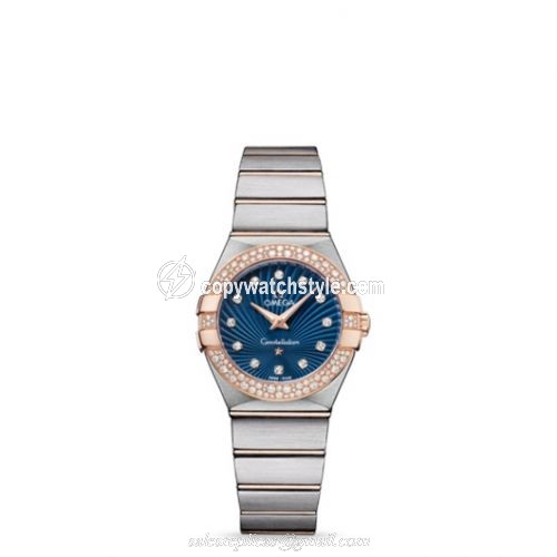 Omega Constellation Quartz 27 Brushed Stainless Steel / Red Gold / Snow / Blue Supernova 123.25.27.60.53.001 Omega Constellation Quartz 27 Brushed Stainless Steel / Red Gold / Snow / Blue Supernova 123.25.27.60.53.001