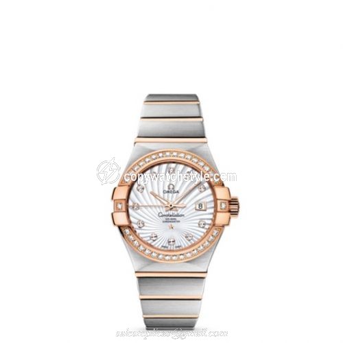 Omega Constellation Co-Axial 31 Stainless Steel / Red Gold / Diamond / MOP Supernova 123.25.31.20.55.001 Omega Constellation Co-Axial 31 Stainless Steel / Red Gold / Diamond / MOP Supernova 123.25.31.20.55.001