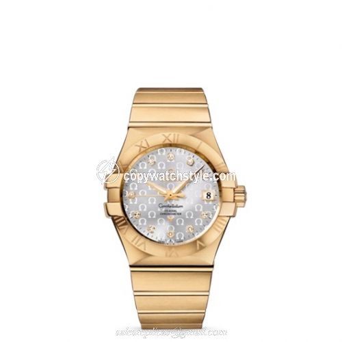 Omega Constellation Co-Axial 35 Yellow Gold / Silver Omega 123.50.35.20.52.004 Omega Constellation Co-Axial 35 Yellow Gold / Silver Omega 123.50.35.20.52.004