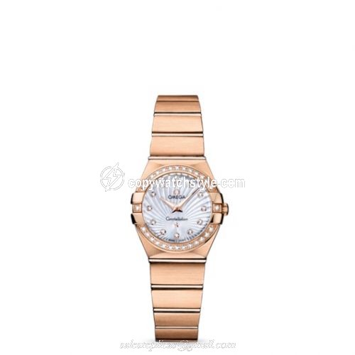 Omega Constellation Quartz 24 Brushed Red Gold / Diamond / MOP Supernova 123.55.24.60.55.001 Omega Constellation Quartz 24 Brushed Red Gold / Diamond / MOP Supernova 123.55.24.60.55.001