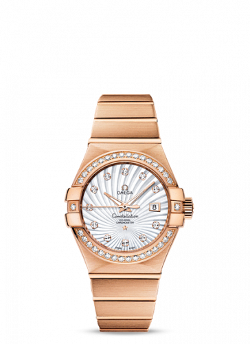 Omega Constellation Co-Axial 31 Red Gold / Diamond / MOP Supernova 123.55.31.20.55.001