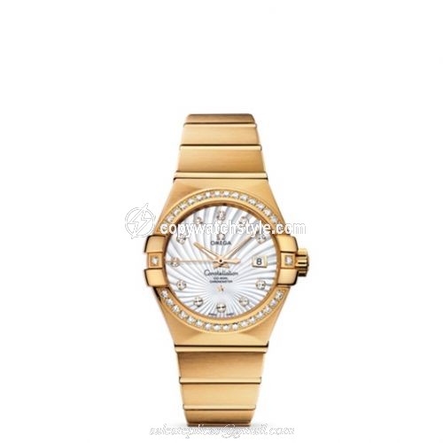 Omega Constellation Co-Axial 31 Yellow Gold / Diamond / MOP Supernova 123.55.31.20.55.002 Omega Constellation Co-Axial 31 Yellow Gold / Diamond / MOP Supernova 123.55.31.20.55.002