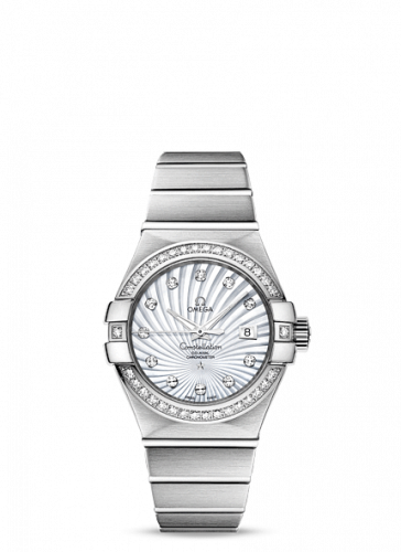 Omega Constellation Co-Axial 31 White Gold / Diamond / MOP Supernova 123.55.31.20.55.003