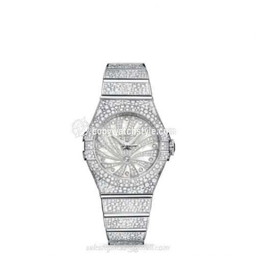 Omega Constellation Co-Axial 31 White Gold / Snow / Diamond Supernova 123.55.31.20.55.007